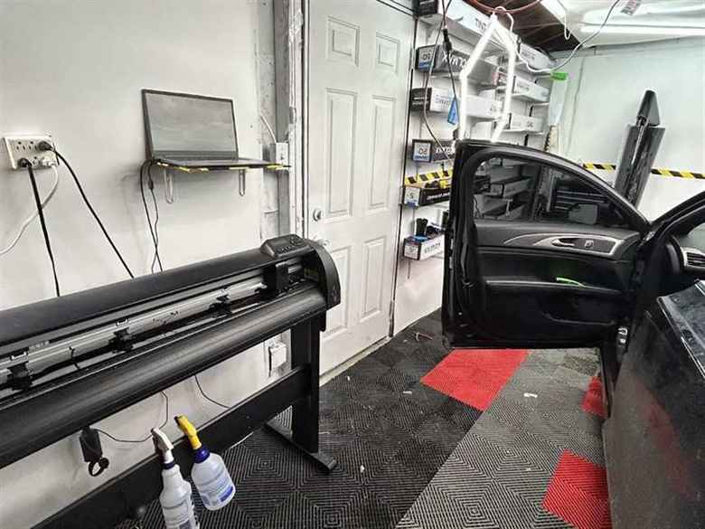 The UMBRA garage — plotter and film